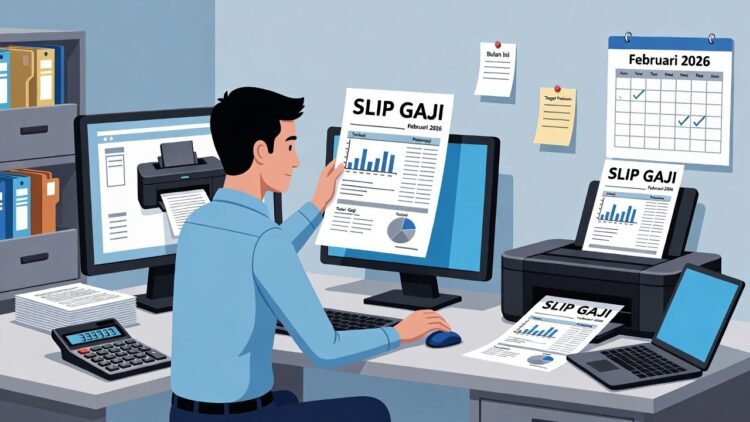 Cara Cetak Slip Gaji Februari 2026 Format Excel & PDF untuk PNS dan Karyawan Swasta