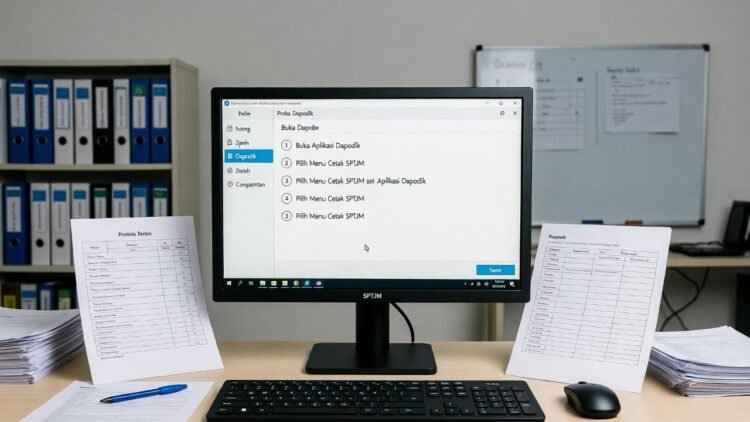 Cara Cetak SPTJM Dapodik 2026 Tanpa Error: Panduan Lengkap Operator Sekolah