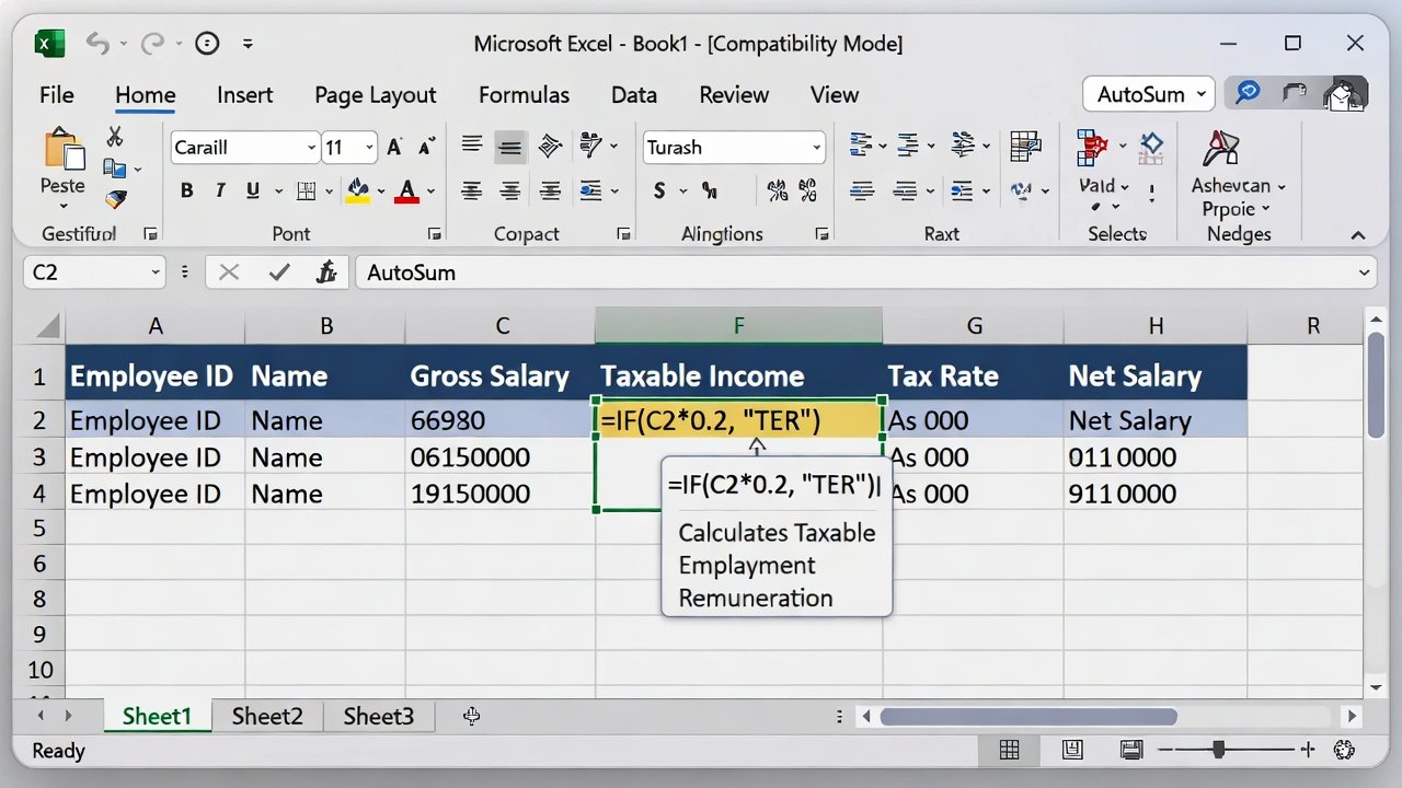 Cara Hitung Pajak TER Otomatis di Microsoft Excel 2026: Rumus Lengkap & Template Gratis