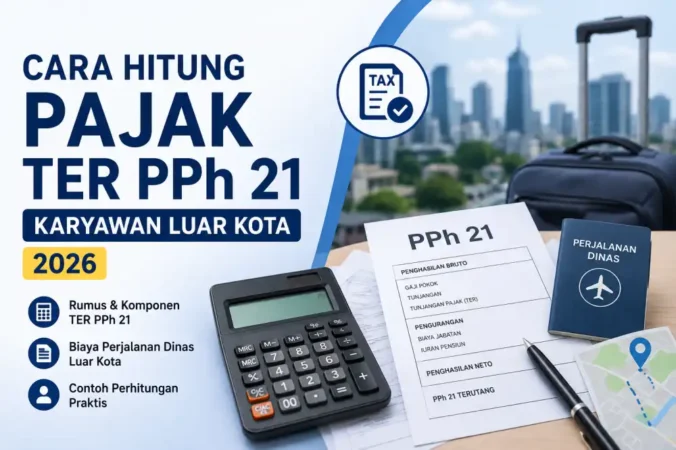 Cara Hitung Pajak TER PPh 21 Karyawan Luar Kota 2026