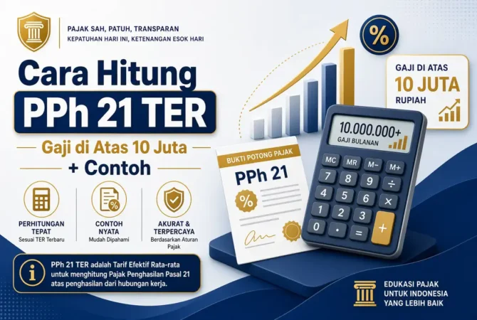Cara Hitung PPh 21 TER Gaji di Atas 10 Juta + Contoh