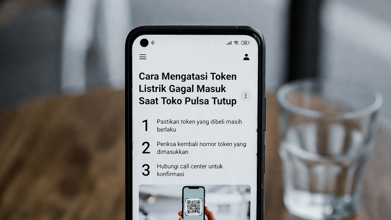 Cara Mengatasi Token Listrik Gagal Masuk: Solusi Cepat Saat Toko Pulsa Tutup 2026
