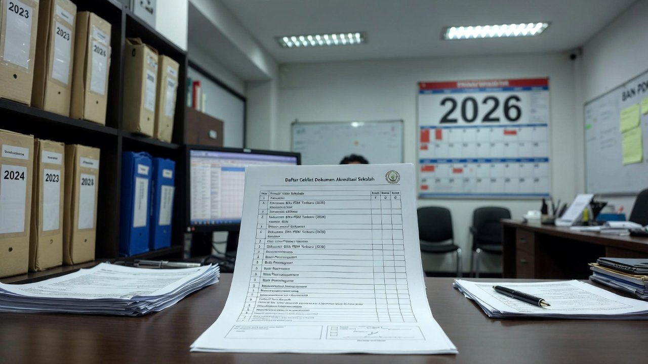 Cek List Dokumen Akreditasi Sekolah 2026 Terbaru: Persiapan Lengkap BAN-PDM