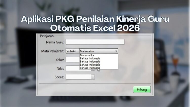 Download Aplikasi PKG (Penilaian Kinerja Guru) Otomatis Format Excel 2026