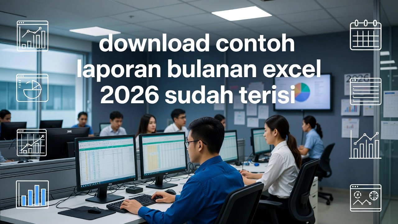 Download Contoh Laporan Bulanan Excel 2026 yang Sudah Terisi (Siap Pakai & Lengkap)