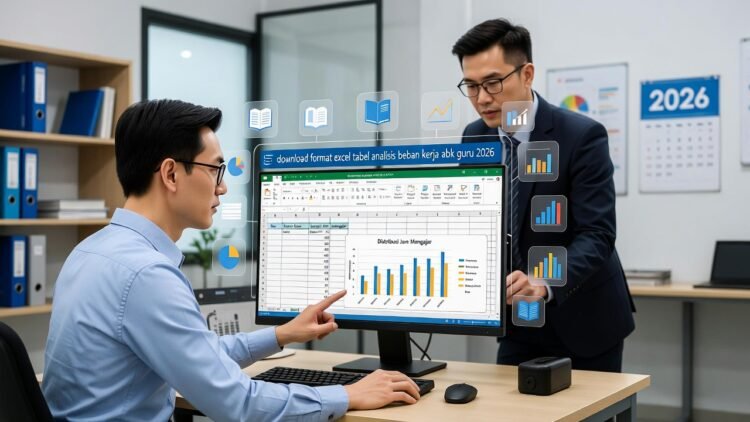 Download Format Excel Tabel Analisis Beban Kerja (ABK) Guru 2026 – Siap Pakai & Lengkap