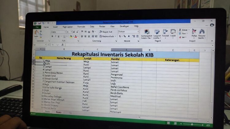 Download Format Rekapitulasi Inventaris Sekolah (KIB) Excel Gratis 2026