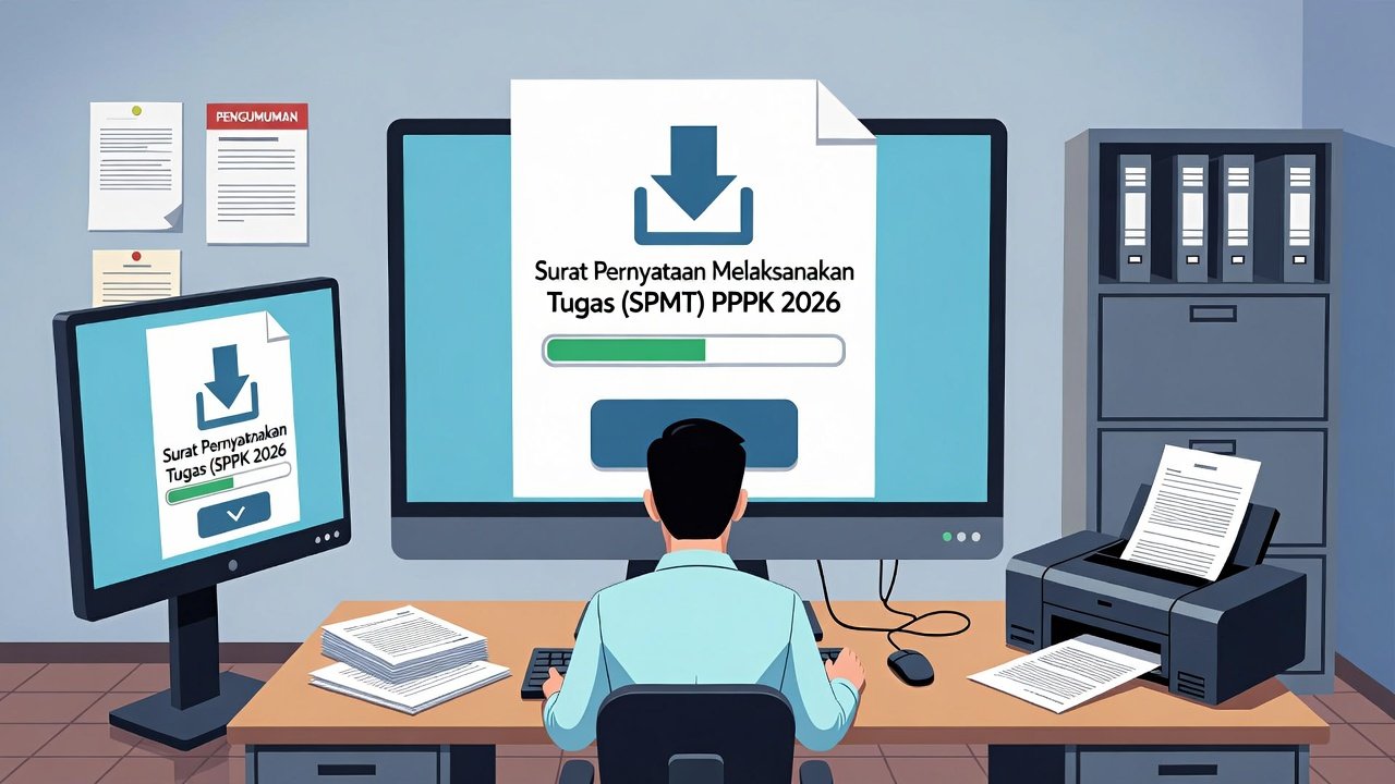 Download Format Surat Pernyataan Melaksanakan Tugas (SPMT) PPPK 2026 Gratis & Editable