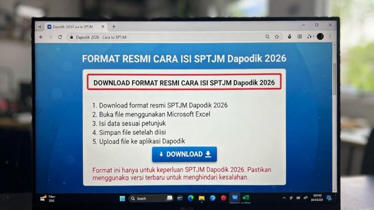 Download Surat Pernyataan Tanggung Jawab Mutlak (SPTJM) Dapodik 2026 – Format Resmi & Cara Isi