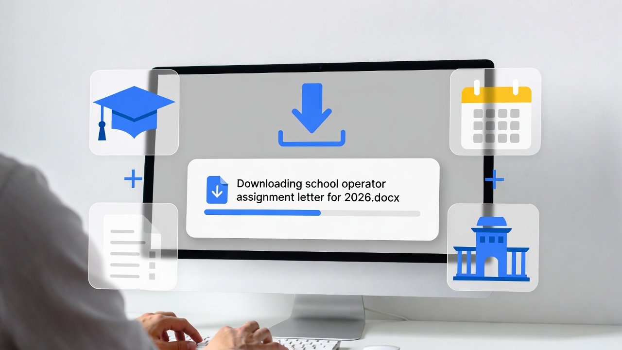 Download Surat Tugas Operator Sekolah 2026 Format Word + Contoh & Cara Edit