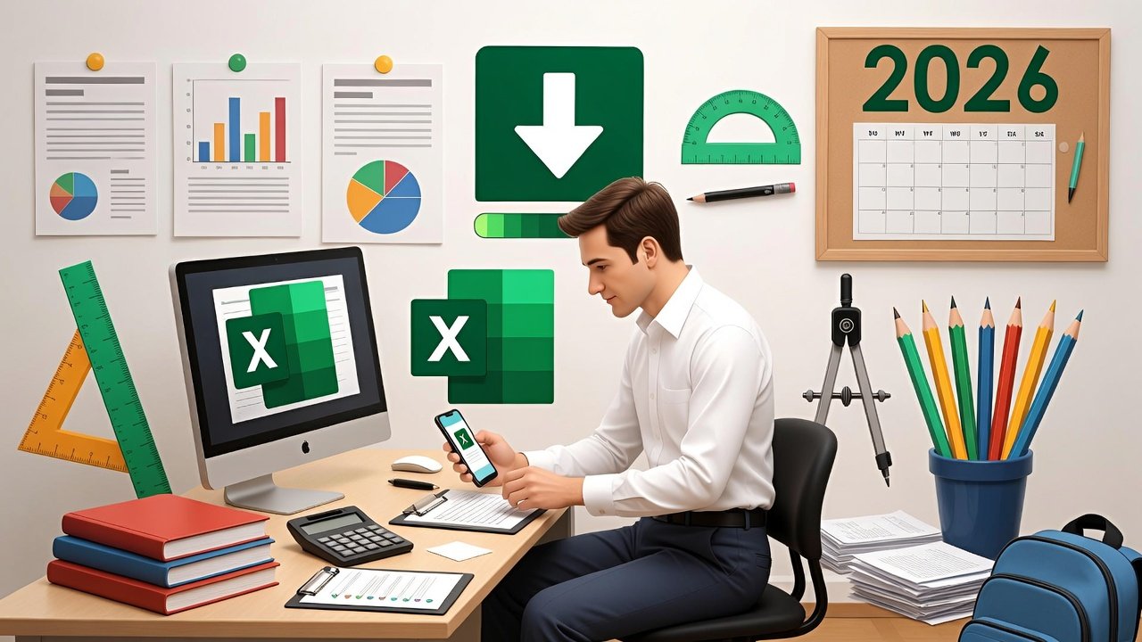 Download Template Inventaris Barang Sekolah Excel 2026 Gratis – Format Lengkap & Editable