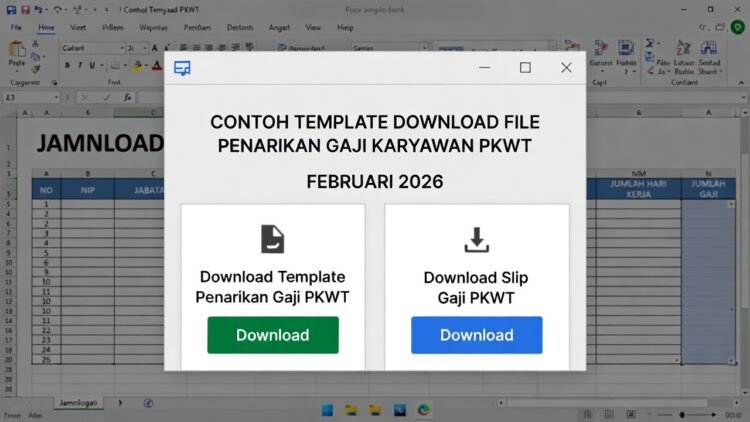 Download Template PKWT dan Slip Gaji Excel Februari 2026: Gratis, Siap Edit & Sesuai UU Cipta Kerja