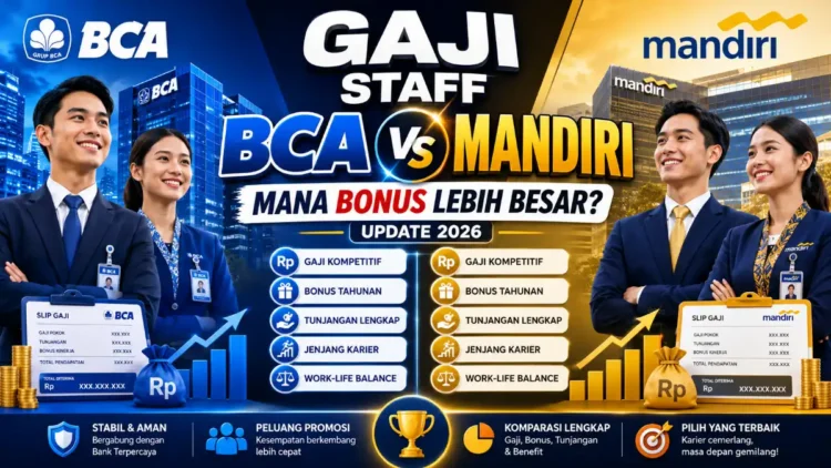 Gaji Staff BCA vs Mandiri: Mana Bonus Lebih Besar?