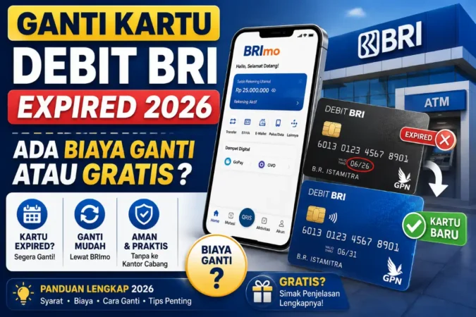 Ganti Kartu Debit BRI Expired 2026: Ada Biaya Ganti atau Gratis?