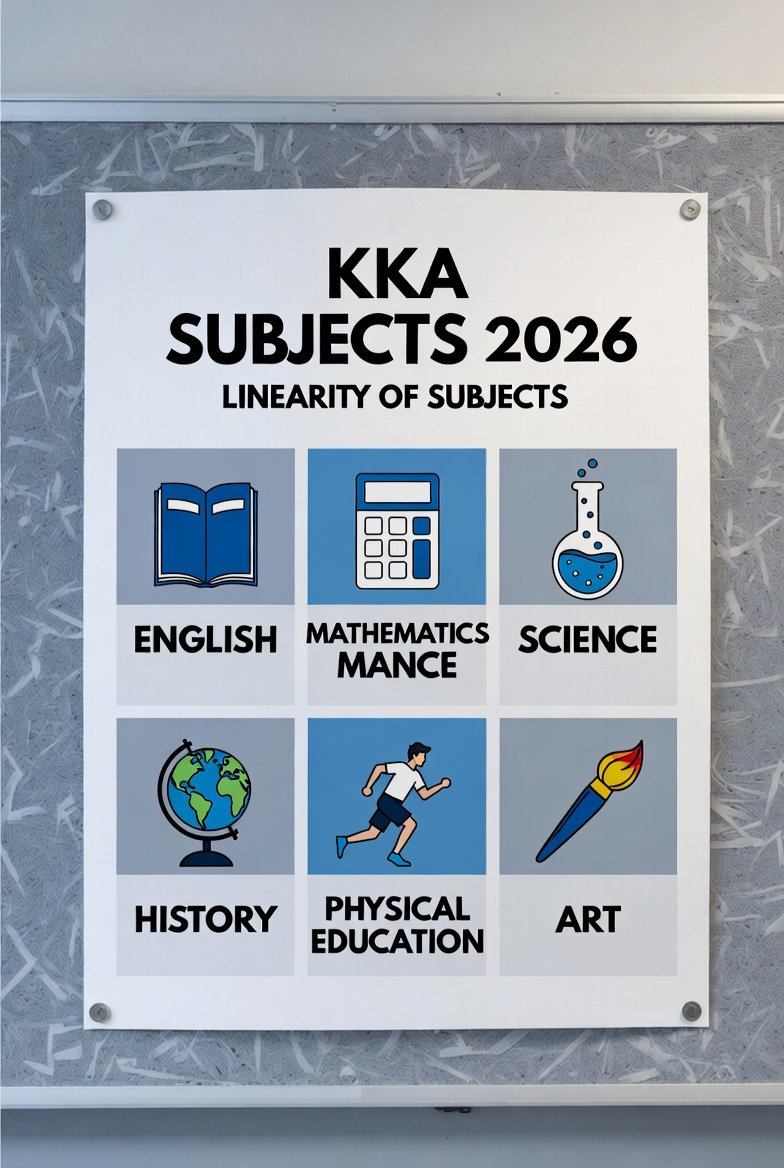 Infografis Linieritas Mapel KKA 2026: Simpan dan Print untuk Mading Kantor Guru & Operator Sekolah