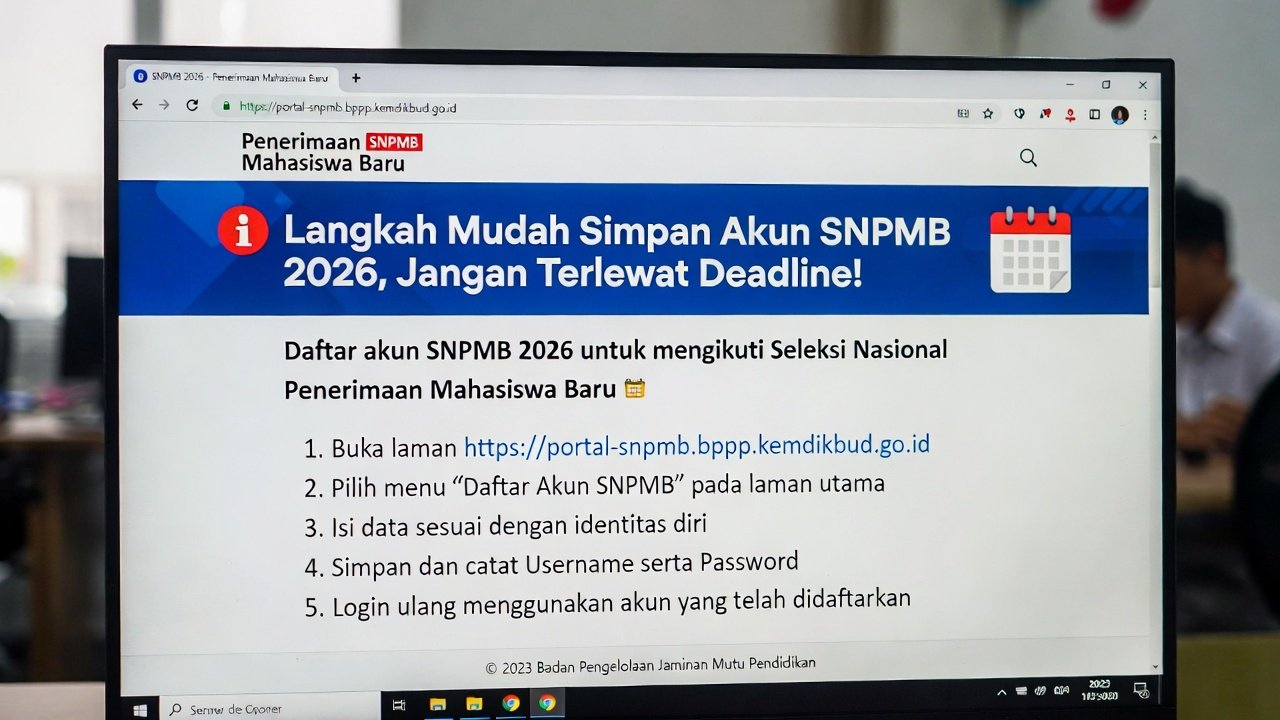 Langkah Mudah Simpan Permanen Akun SNPMB 2026: Jangan Sampai Terlewat Deadline!