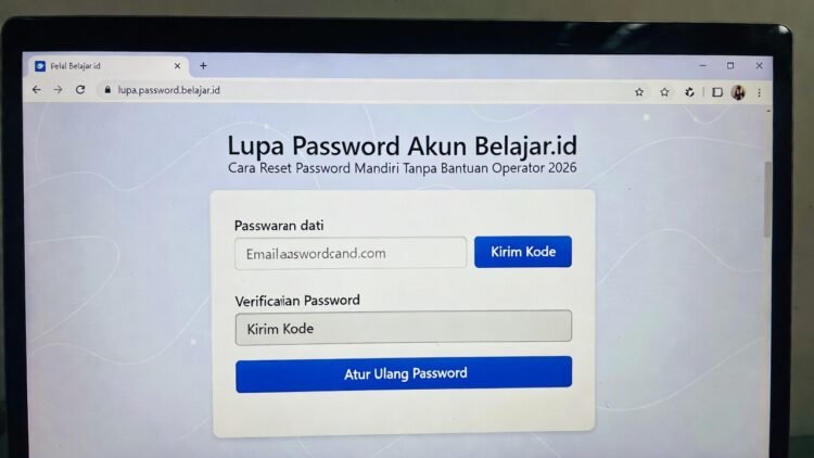 Lupa Password Akun Belajar.id? Cara Reset Mandiri Tanpa Bantuan Operator (Update Februari 2026)