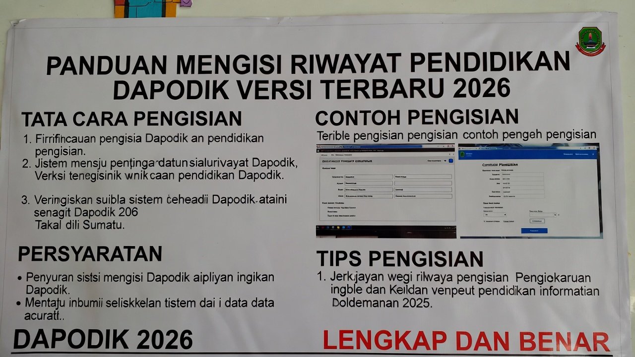 Panduan Mengisi Riwayat Pendidikan di Dapodik Versi Terbaru 2026 – Lengkap & Benar