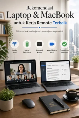 Rekomendasi Laptop & MacBook untuk Kerja Remote Terbaik