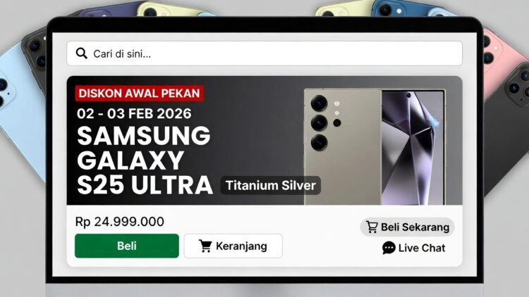 Review Harga Samsung S25 Ultra di Marketplace Indonesia – Diskon Awal Pekan! (Februari 2026)