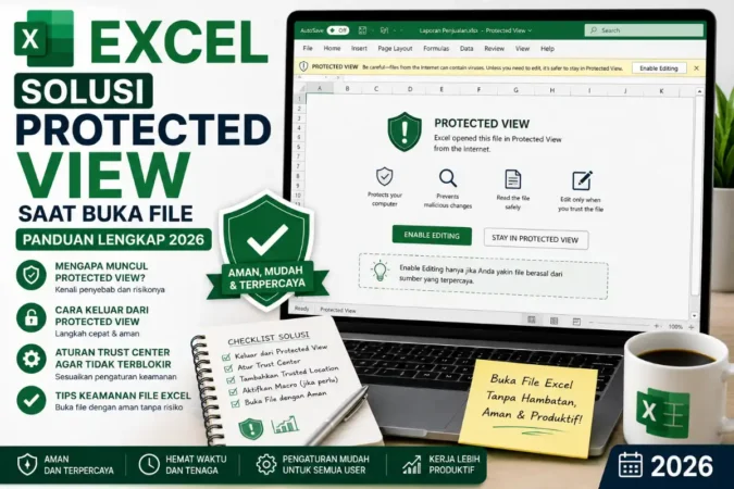 Solusi Protected View Saat Buka File Excel 2026