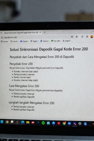 Solusi Sinkronisasi Dapodik Gagal Kode Error 200 – Penyebab & Cara Atasi 2026