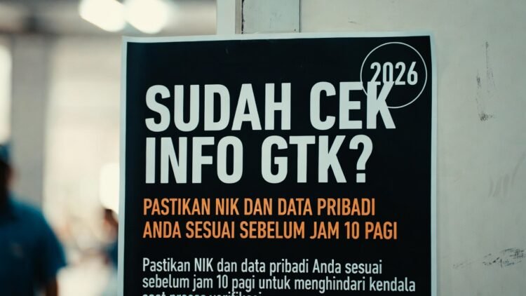 Sudah Cek Info GTK? Pastikan NIK Padan Sebelum Jam 10 Pagi Ini! – Update 2026