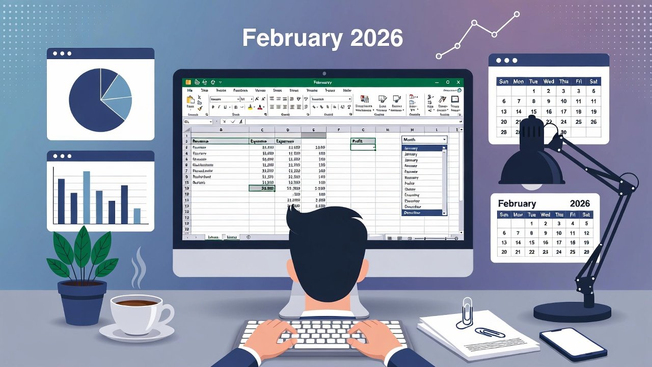 Template Laporan Bulanan Excel Februari 2026 Gratis – Download & Edit Mudah