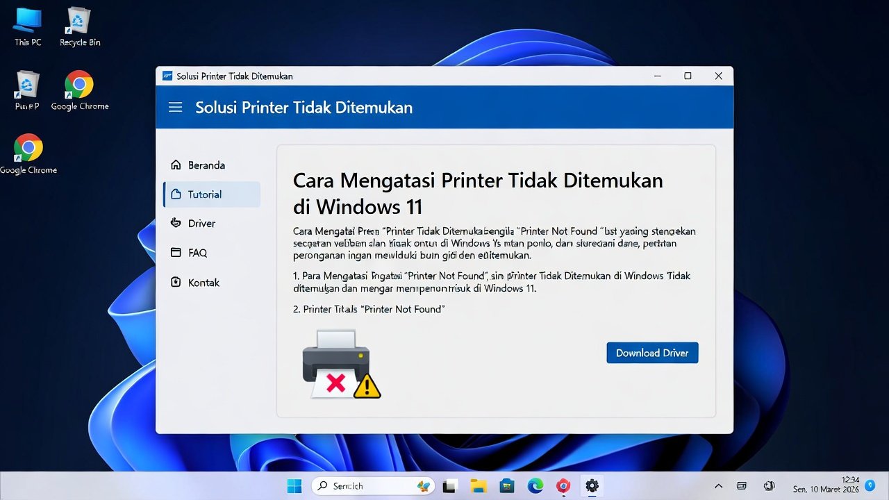 Tutorial Setting Printer Kasir Windows 11: Solusi Error ‘Driver Not Found’ (Update 2026)