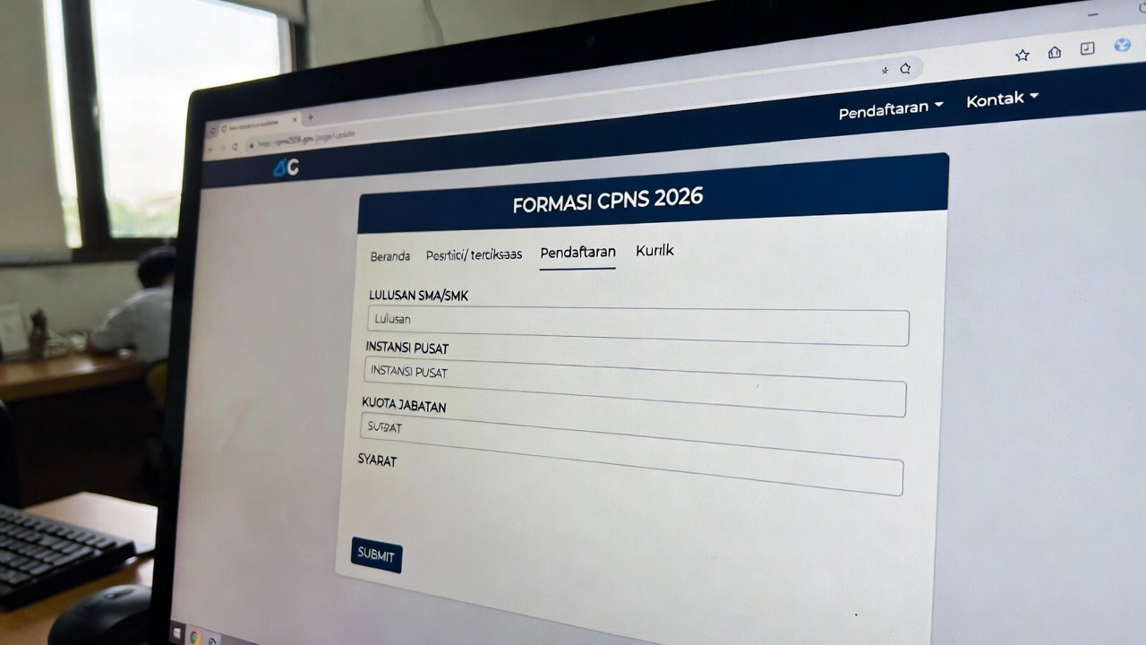 Update Formasi CPNS 2026 Lulusan SMA SMK di Instansi Pusat – Kuota, Jabatan & Syarat