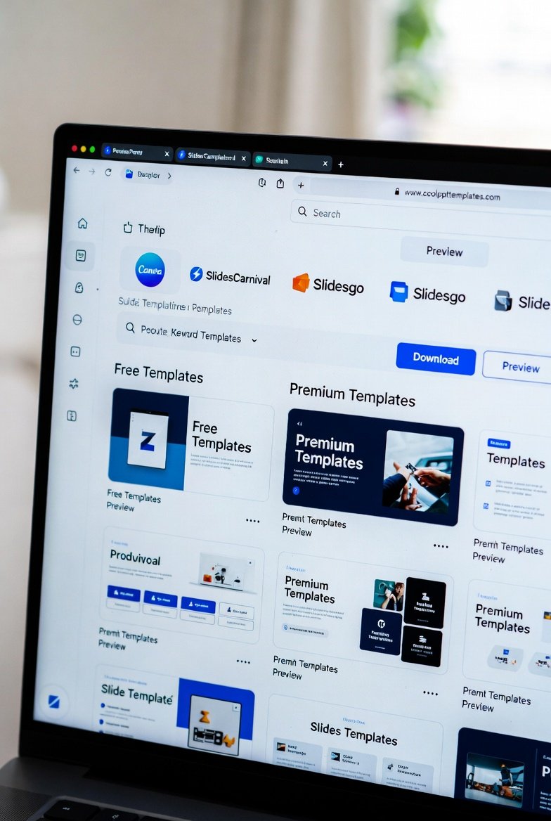 Website Download Template PPT Skripsi Paling Keren 2026