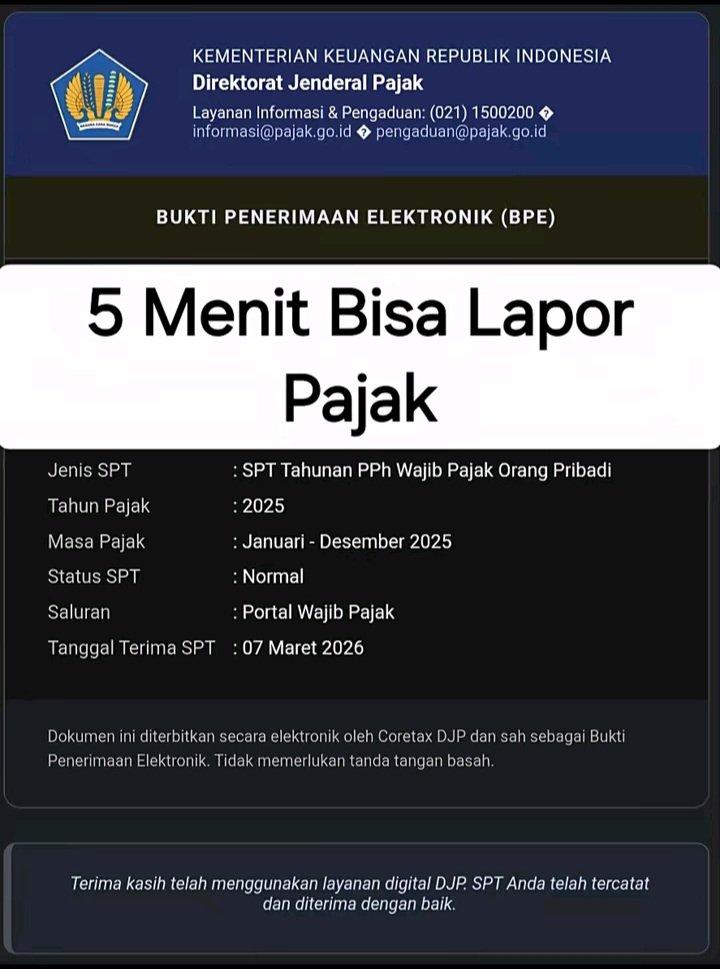 5 Menit Bisa Lapor Pajak: Panduan Lengkap SPT Tahunan PPh Wajib Pajak Orang Pribadi di Coretax DJP 2026