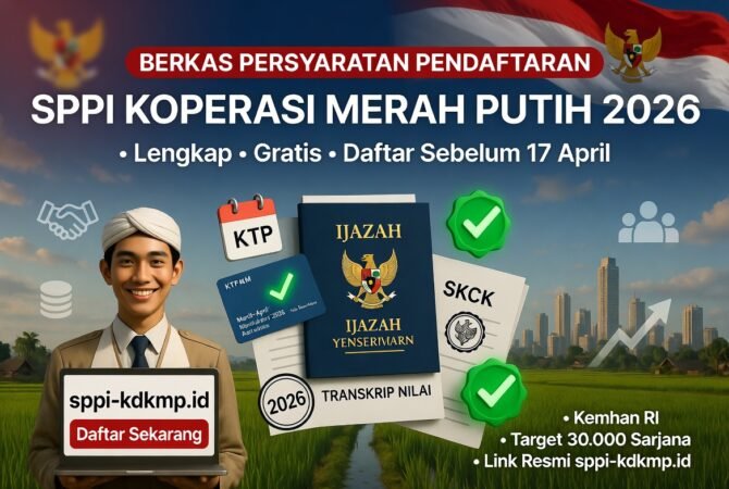 Berkas Persyaratan Pendaftaran SPPI Koperasi Merah Putih 2026 Lengkap: Dokumen Wajib, Syarat & Link Daftar Gratis