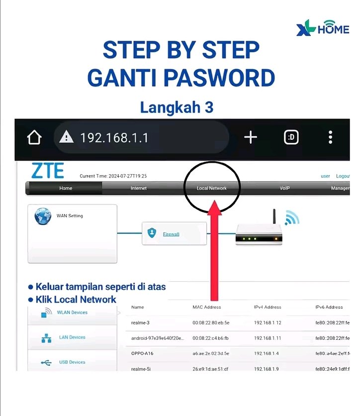 Cara Ganti Password WiFi XL Home Step by Step Terlengkap 2026
