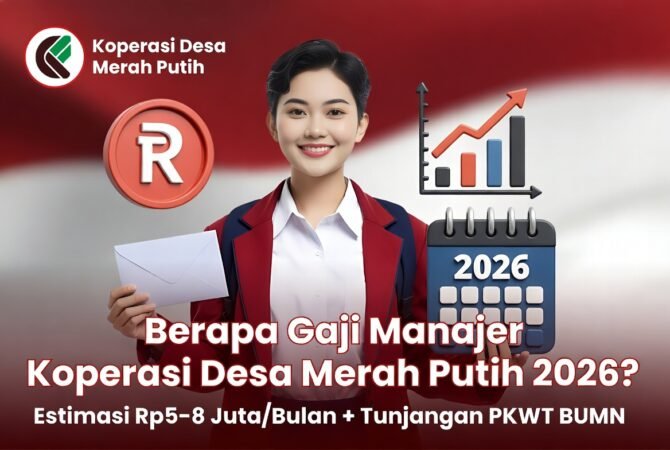 gaji manajer Koperasi Desa Merah Putih, gaji manajer Kopdes Merah Putih
