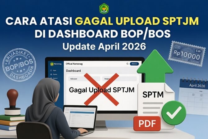 Cara Atasi Gagal Upload SPTJM di Dashboard BOP/BOS Update April 2026: Panduan Lengkap & Solusi Terbaru