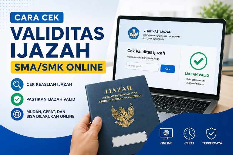 Cara Cek Validitas Ijazah SMA SMK Online 2026 di SIVIL Kemendikbud