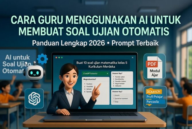 Cara Guru Menggunakan AI untuk Membuat Soal Ujian Otomatis 2026: Panduan Lengkap + Prompt Terbaik