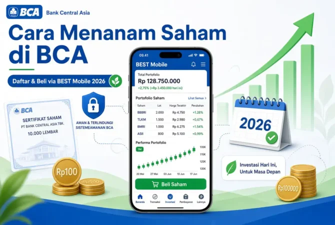 Cara Menanam Saham di BCA: Daftar & Beli via BEST Mobile 2026