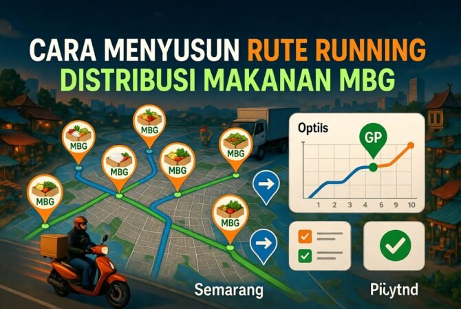 Cara Menyusun Rute Running Distribusi Makanan MBG yang Efisien Sesuai Juknis BGN 2026