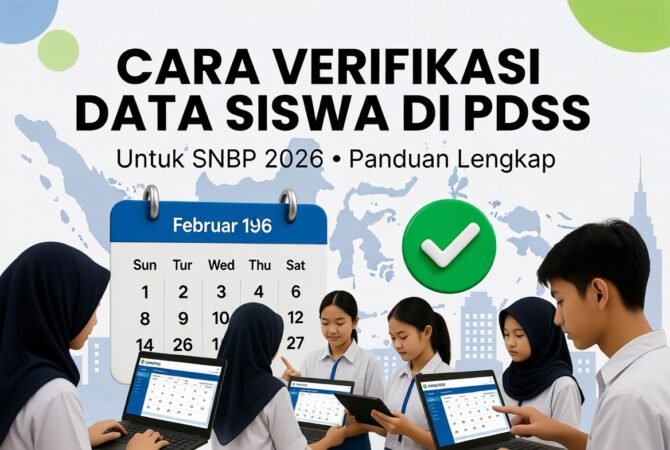 Cara Verifikasi Data Siswa di PDSS untuk SNBP 2026: Panduan Lengkap Step-by-Step
