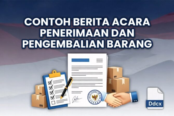Contoh Berita Acara Penerimaan dan Pengembalian Barang Docx: Template Siap Pakai untuk Program MBG 2026