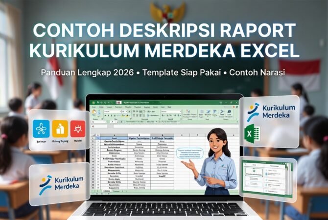 Contoh Deskripsi Raport Kurikulum Merdeka Excel 2026: Template Siap Pakai + Panduan Lengkap