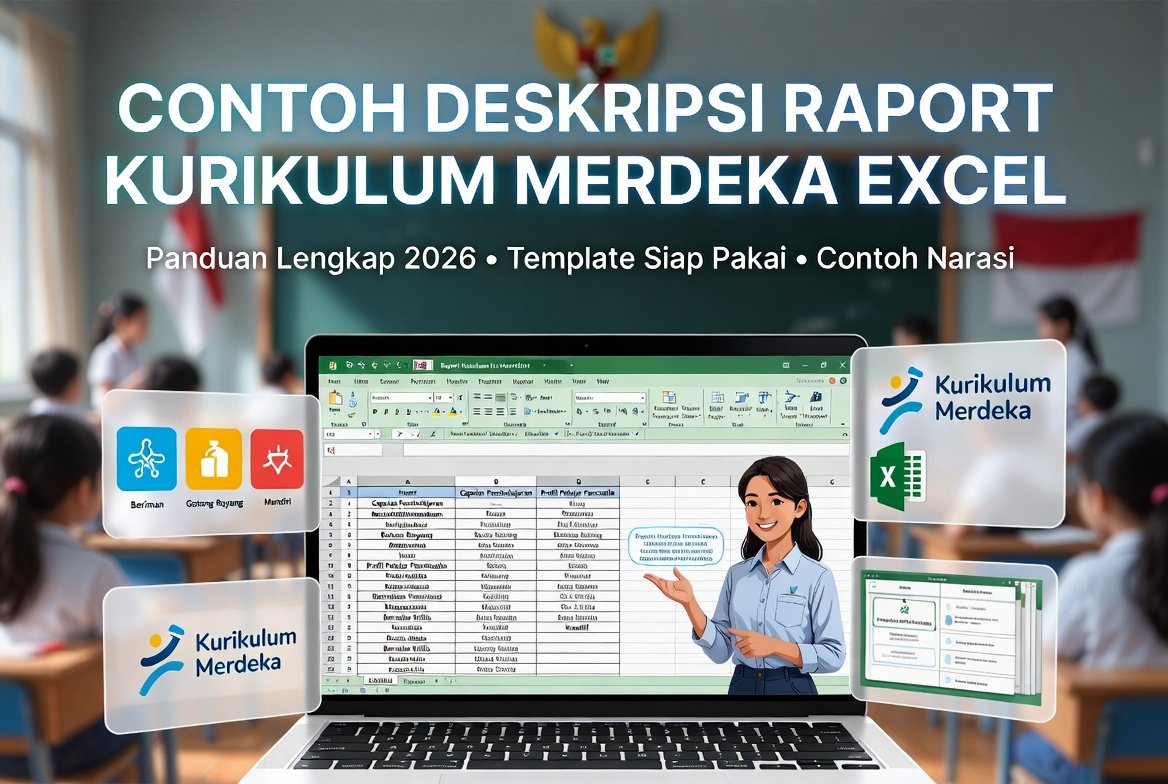 Contoh Deskripsi Raport Kurikulum Merdeka Excel 2026: Template Siap Pakai + Panduan Lengkap