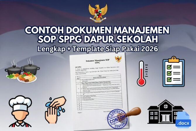 Contoh Dokumen Manajemen SOP SPPG Dapur Sekolah Lengkap + Template Siap Pakai 2026