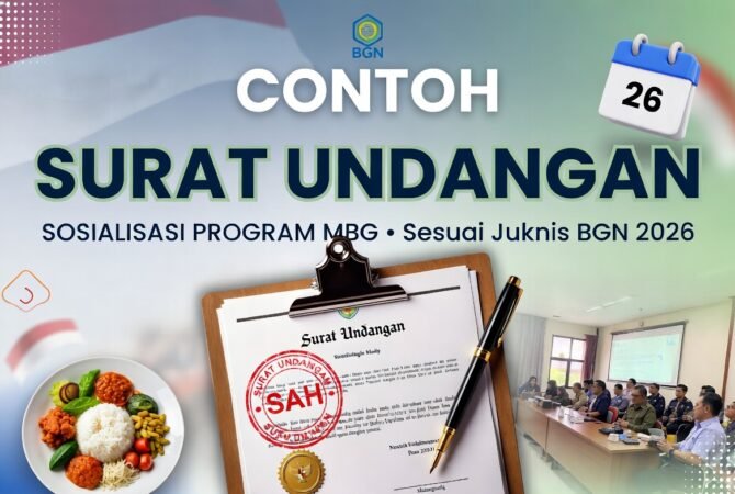 Contoh Surat Undangan Sosialisasi Program MBG yang Benar dan Efektif Sesuai Juknis BGN 2026