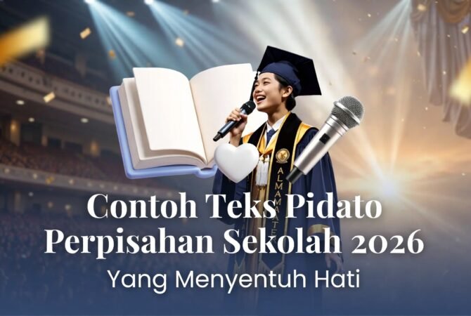 Contoh Teks Pidato Perpisahan Sekolah 2026 yang Menyentuh Hati (Lengkap & Siap Pakai)