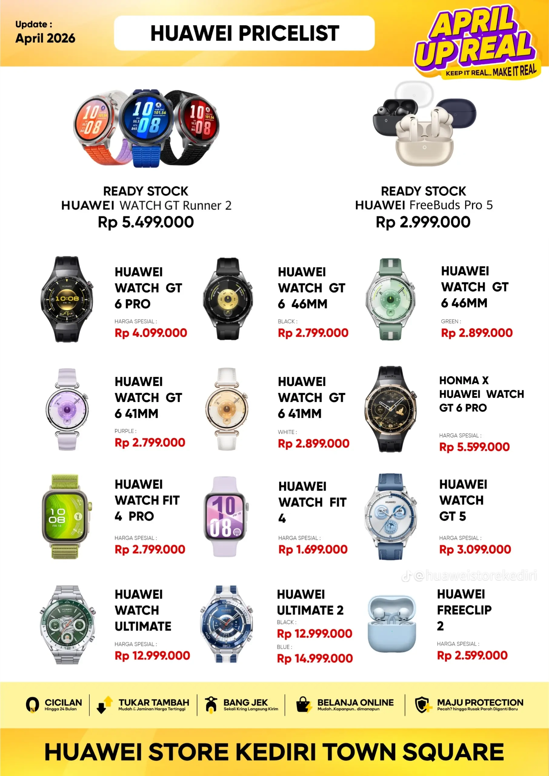 Update Daftar Harga Huawei April 2026: Analisis Mendalam Smartwatch dan Audio Flagship