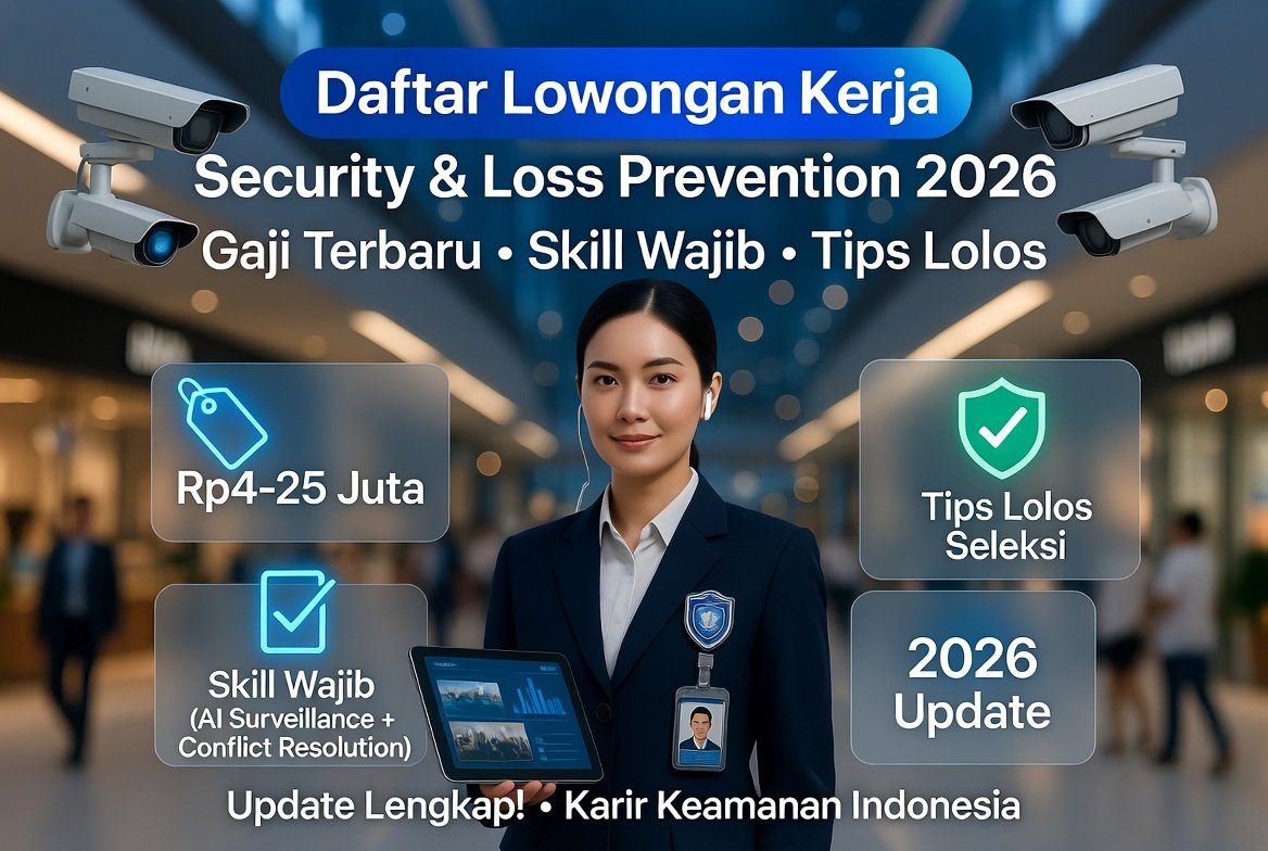 Daftar Lowongan Kerja Security & Loss Prevention 2026: Gaji Terbaru, Skill Wajib, dan Tips Lolos Seleksi (Update Lengkap!)