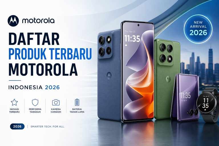 Daftar Produk Terbaru Motorola Indonesia 2026: Smartphone Premium Razr 60 Ultra hingga Moto Buds Loop